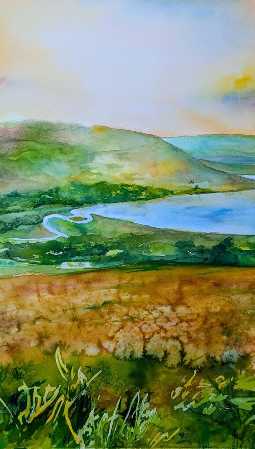 Poisoned Glen Watercolour by Richard Freer