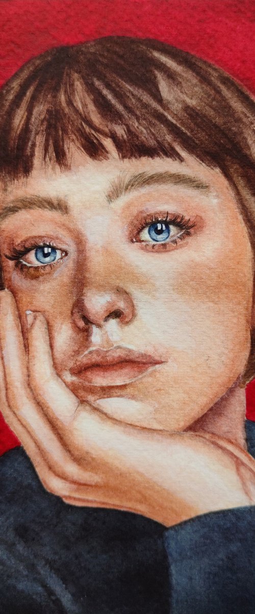 Crimson thoughts by Zhanna Utkina