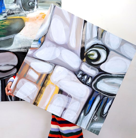 Modern Abstract- Where I disappear 02