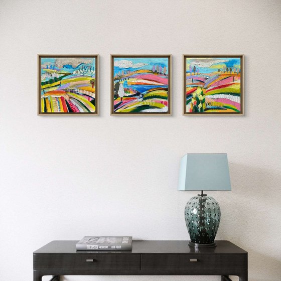 Summer triptych