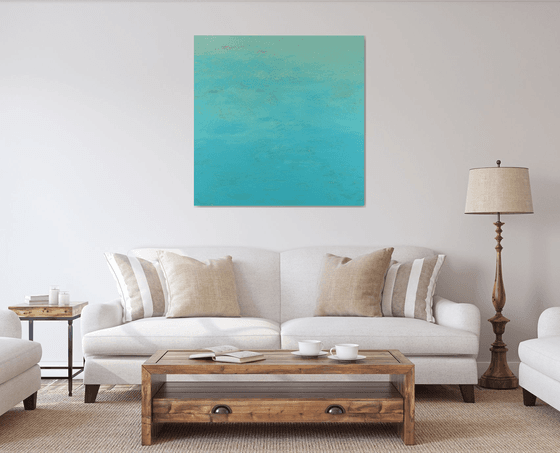 Robins Egg Blue - Modern Abstract Expressionist Seascape