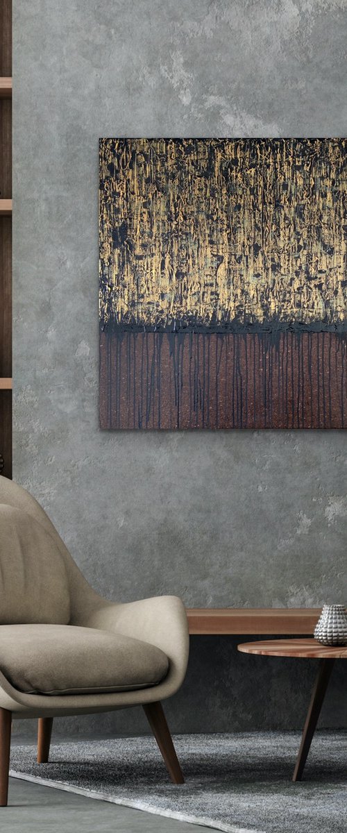 Black Gold No.5 (On Cork) by Carla Sá Fernandes