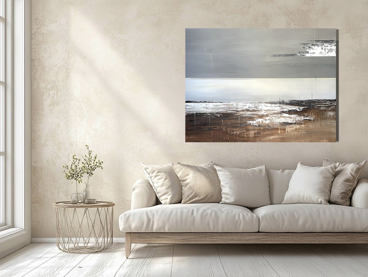 Traces Of Dawn Landscape By Tatiana Malinovscaia, 47 X 35, Artwork For Sale On Artfinder