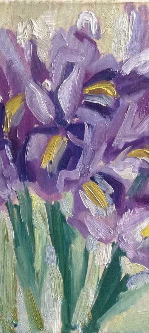 Irises by Nataliia Nosyk