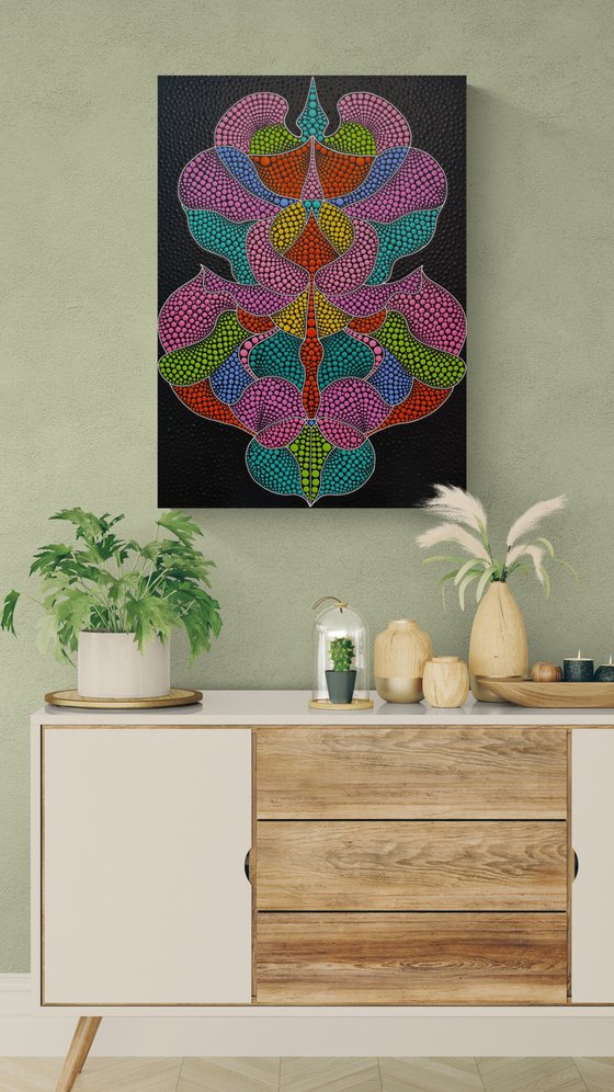 Psychedelic Lotus Garden