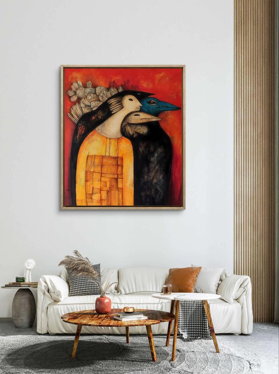 "Voices that aren't mine"