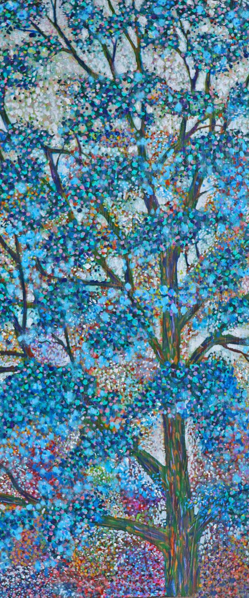 Blue Tree by Roz Edwards