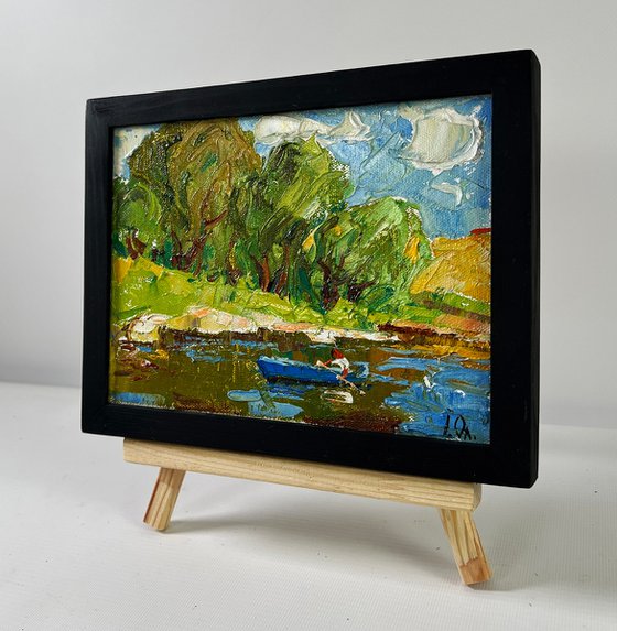 Willows by the pond