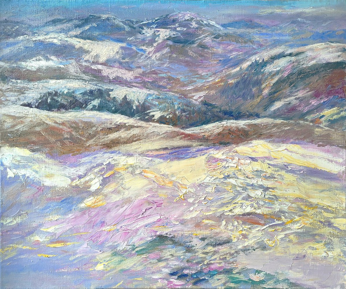 Expressive Oil Painting , Sunny Silence By Svitlana Gunchenko, 24 X 20, Artwork For Sale On Artfinder