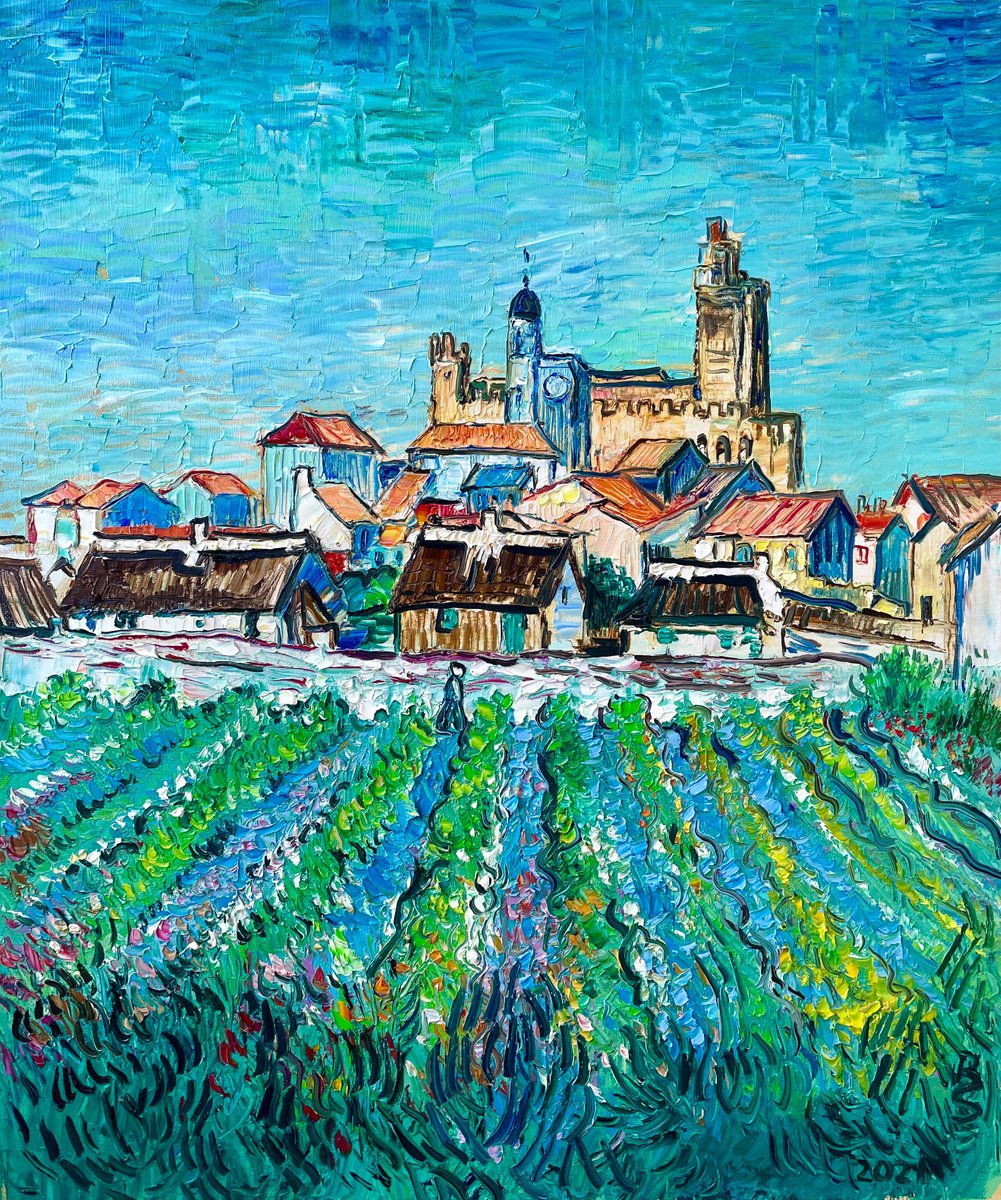 Saintes-Maries-De-La-Mer By Roman Sleptsuk, 20 X 24, Artwork For Sale On Artfinder