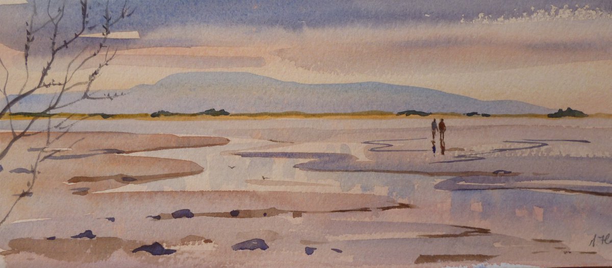 Low tide Dollymount by Maire Flanagan