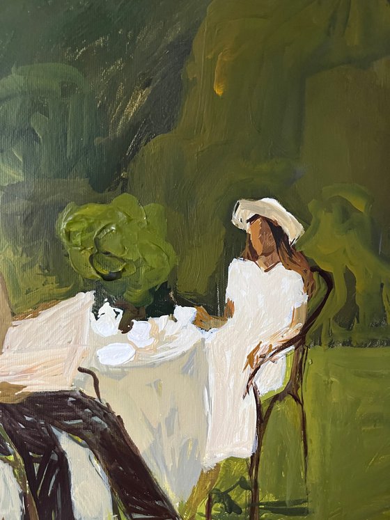 «Time of White Hydrangeas»