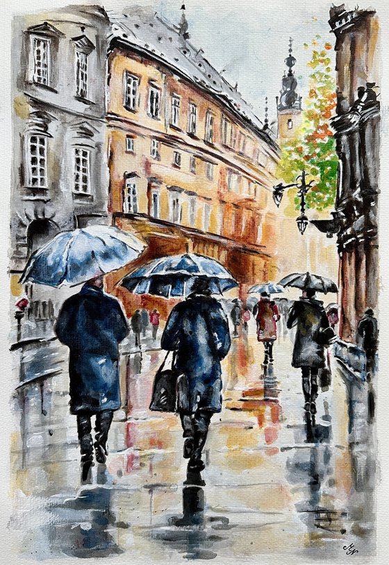 Rainy Day in Krakow