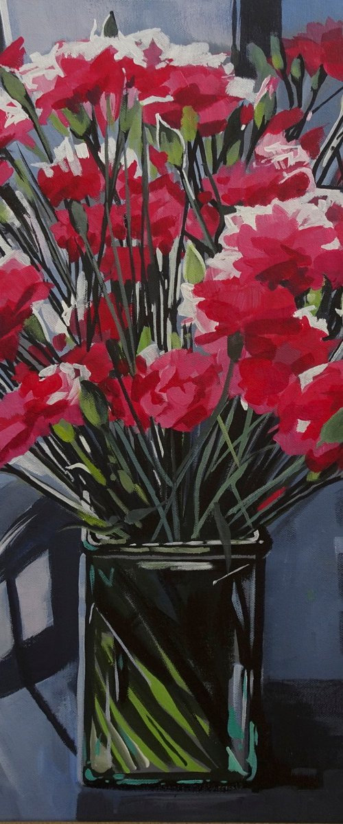Pink Carnations by Joseph Lynch