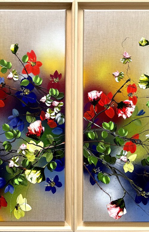 Light Field - Diptych by Anastassia Skopp