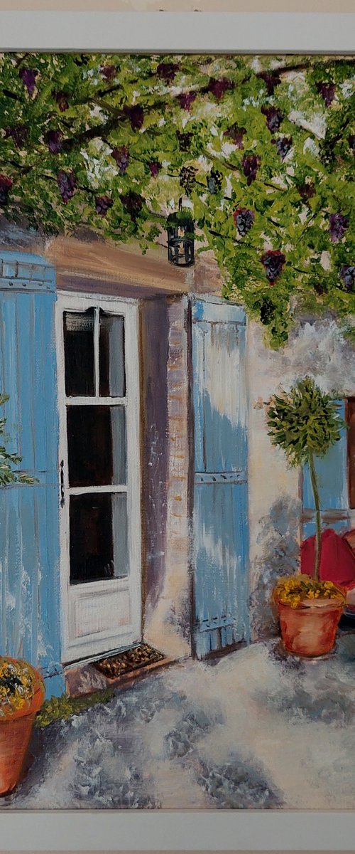 Italian Courtyard by Ira Whittaker