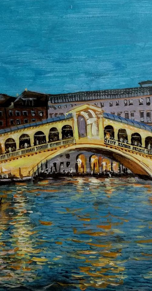 Venice bridge by Vishalandra Dakur