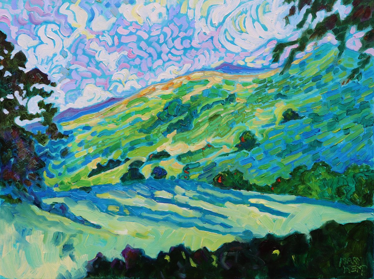 Lakeland Horizon By Mary Kemp, 16 X 12, Artwork For Sale On Artfinder