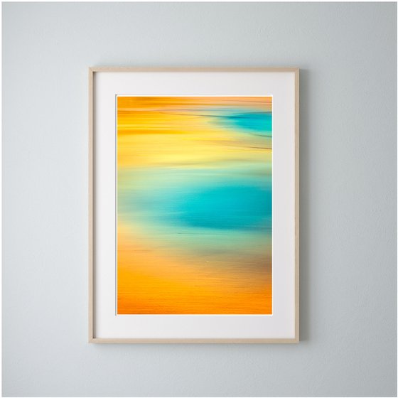 Huge Abstract - Bliss - Vertical Orange Canvas