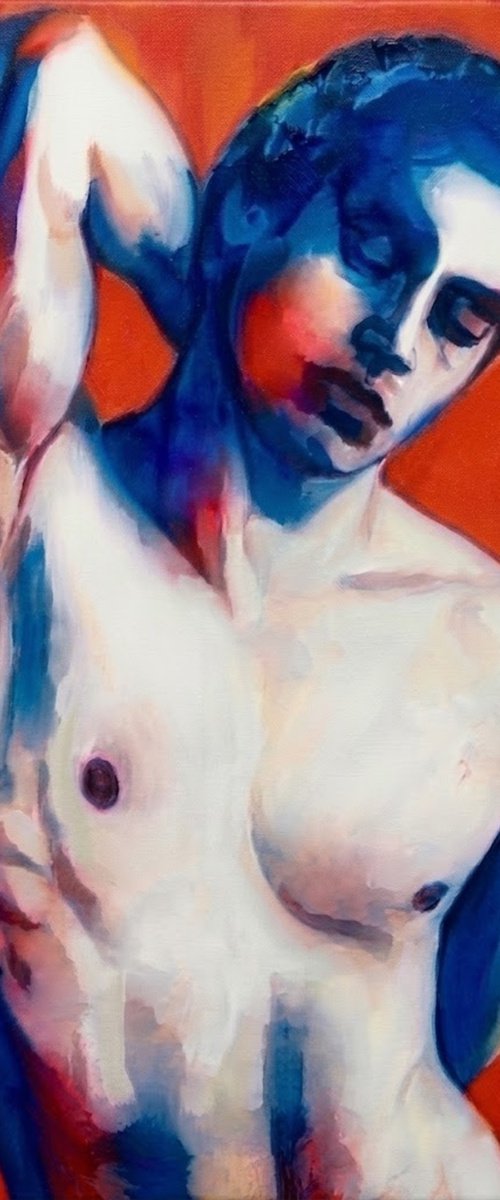 "The Inward Angle" - Male Torso by Helena Wierzbicki