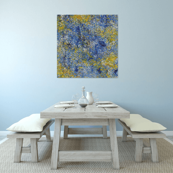 BLUE DAY 2 / 110x106cm