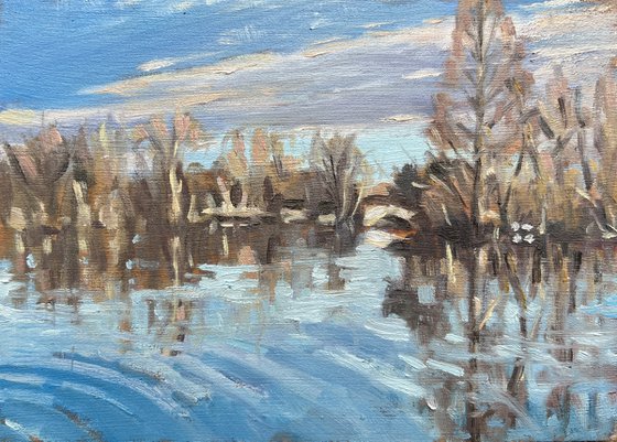 Wandsworth Common mini painting