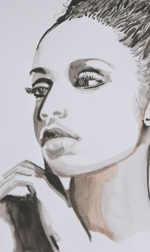 Sensual / 42 x 29.7 cm by Alexandra Djokic