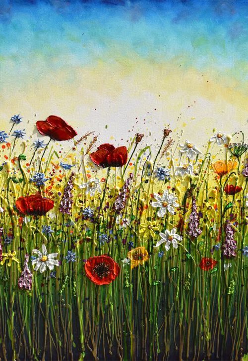 Summer Explosion of Wildflowers by Amanda Dagg