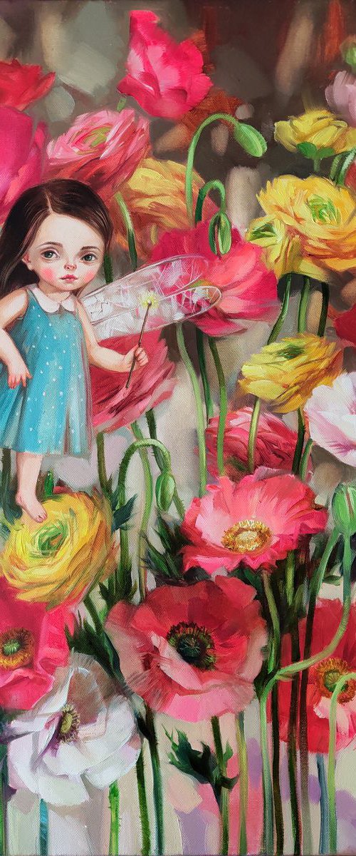 Whimsical flower Fairy by Nataly Derevyanko