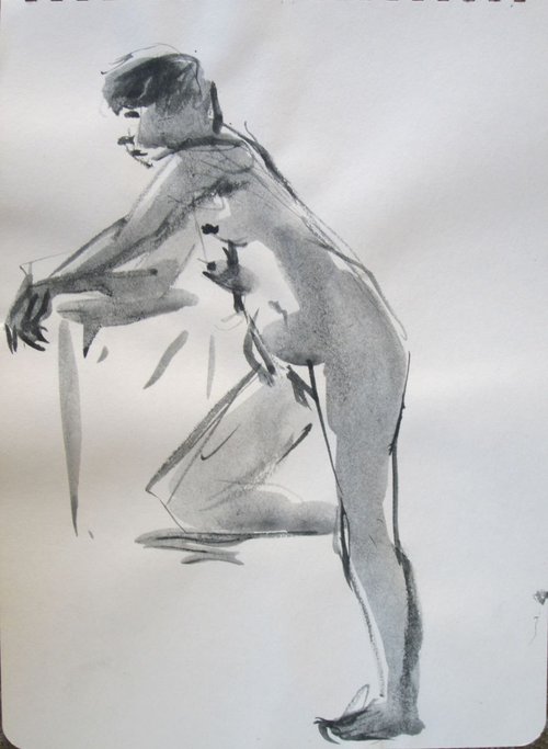 Nude Resting by Ara Shahkhatuni