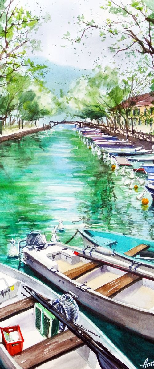 Autumn in Annecy by Ksenia Astakhova