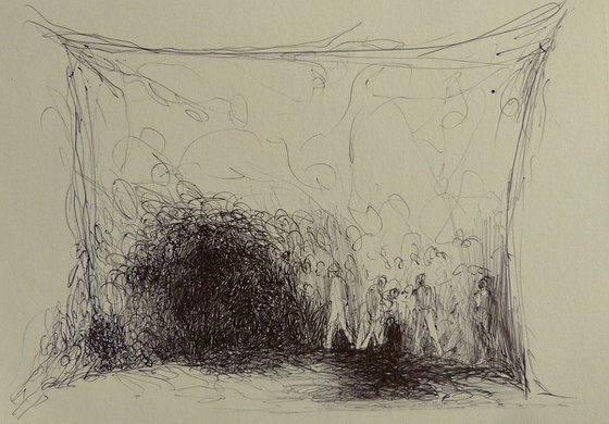 The Ballpoint Pen Sketch 6, 21x15 cm