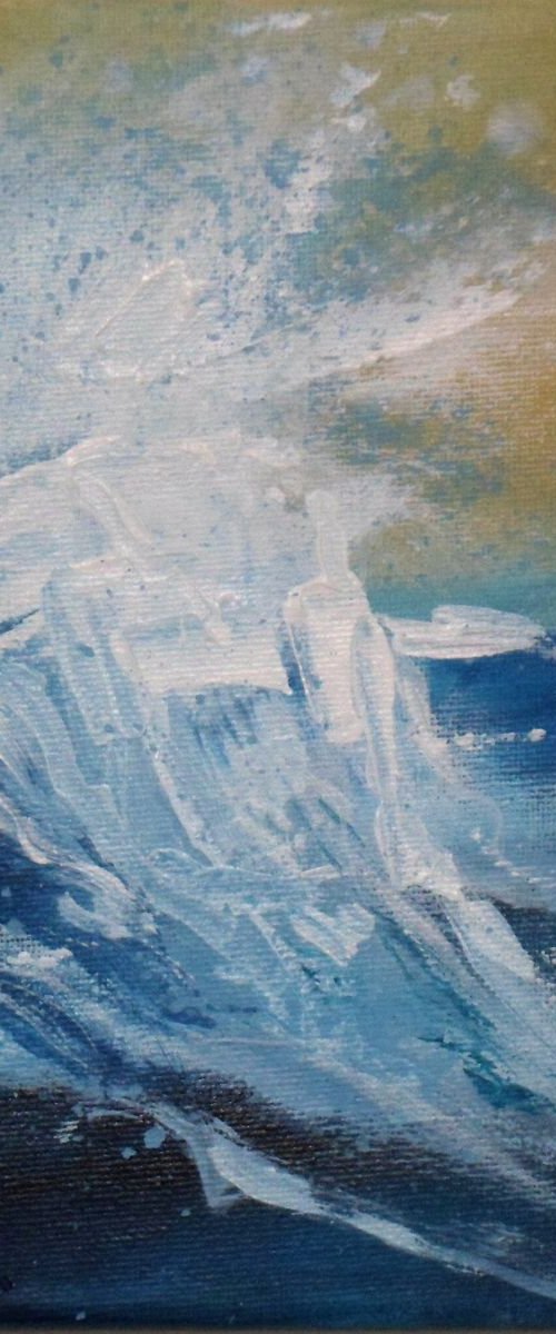 Wave 1 sunset by Jean  Luce