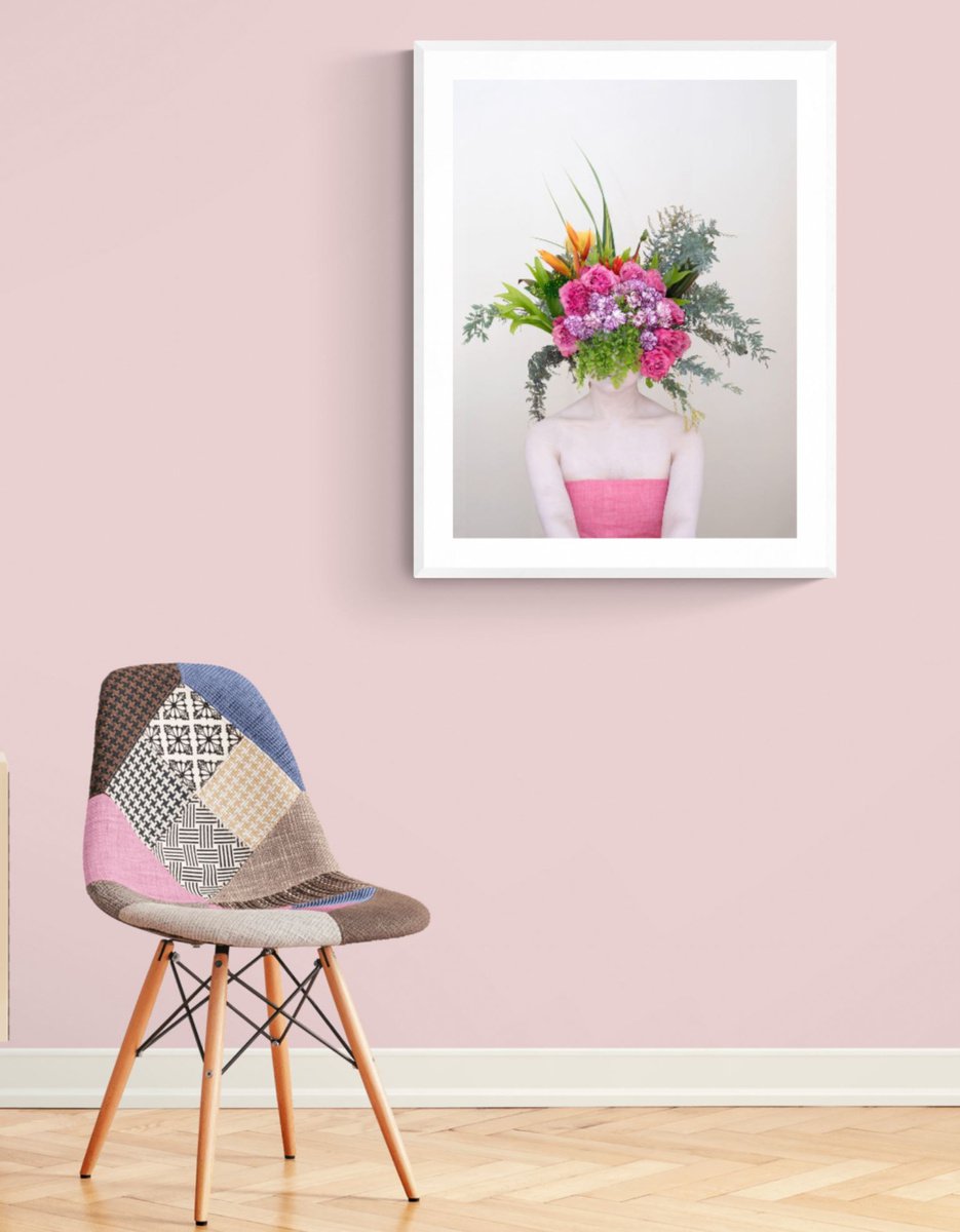 Expressive Portrait Photograph By Ziesook You, 24 X 32", Scent Of Broq-Pa 02242021, Original Artwork