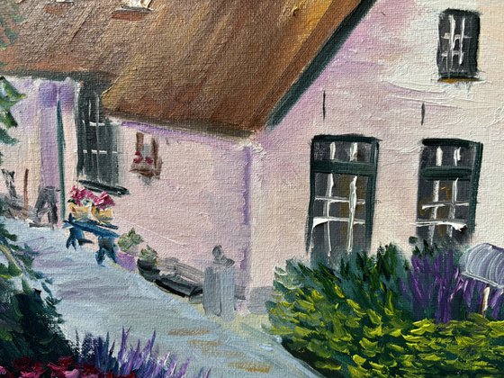 Dalen Thatch House Painting