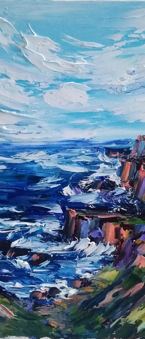Sea coast by Oksana Fedorova