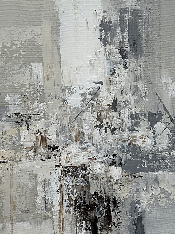 Light Grey, Beige and White