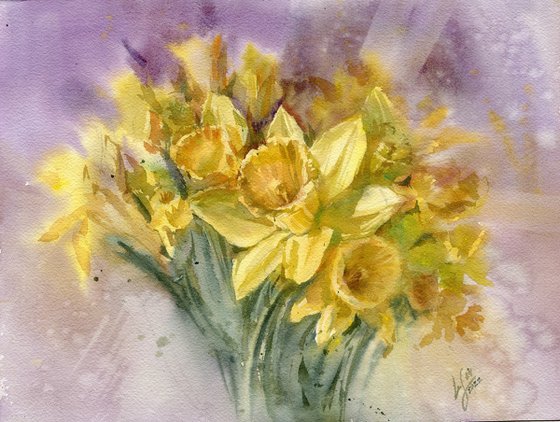 Spring Dance of Daffodils