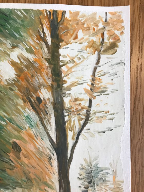 New Forest Trees -11.6x16.5 in