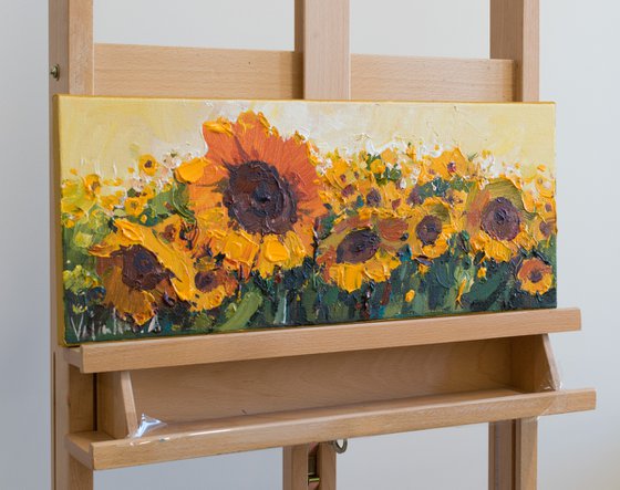 Sunflowers  Acrylic  painting