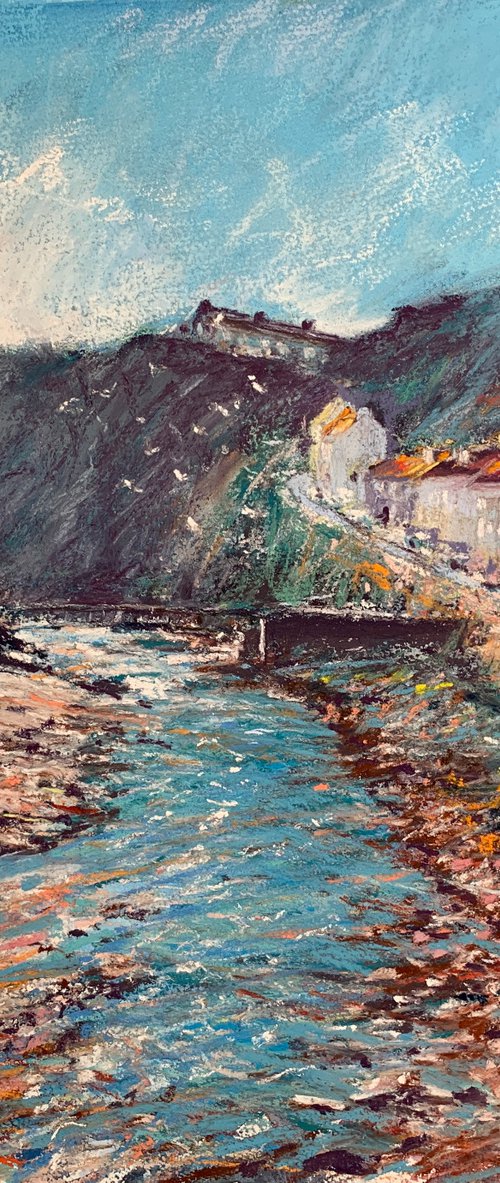 Sparkling Beck, Staithes by Andrew Moodie