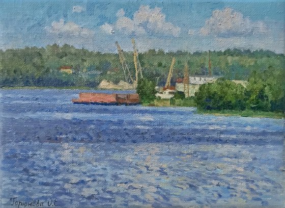 The Volga River in Kimry
