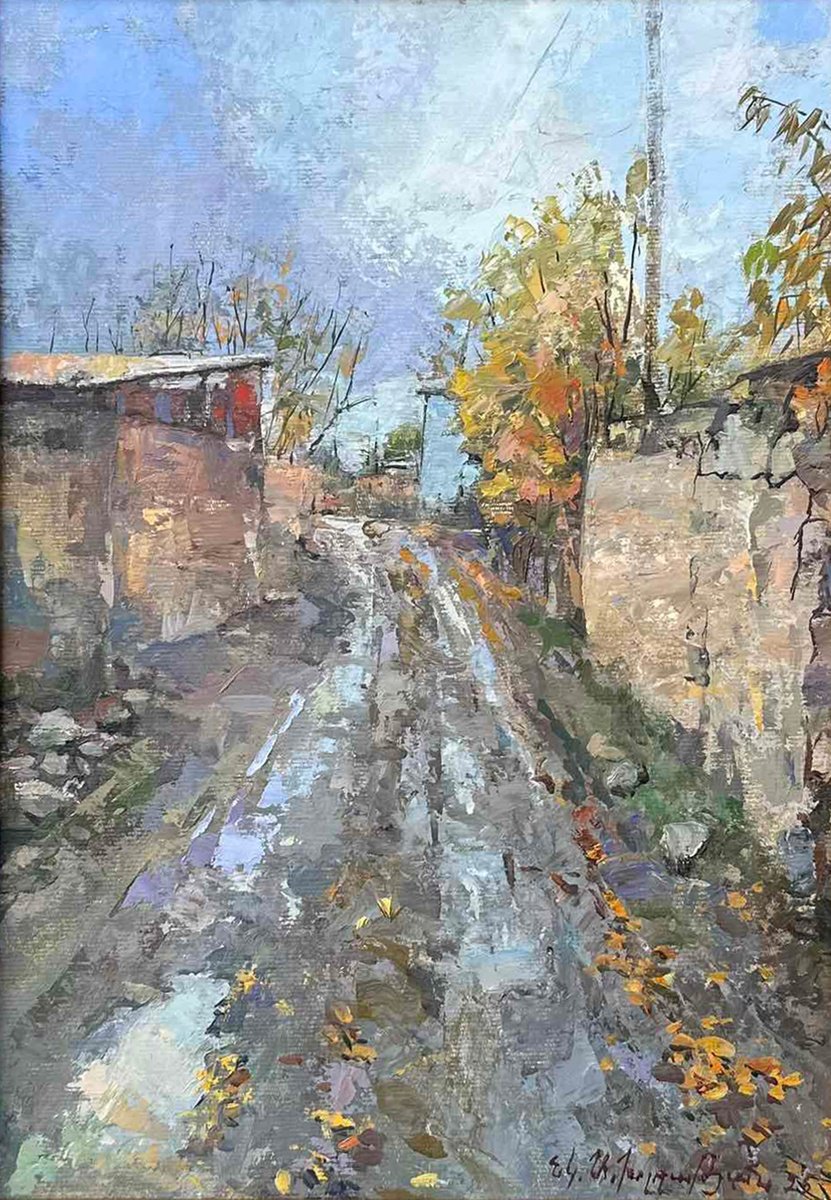 Pathway After The Rain By Aramayis Khlghatyan, 10 X 14, Artwork For Sale On Artfinder