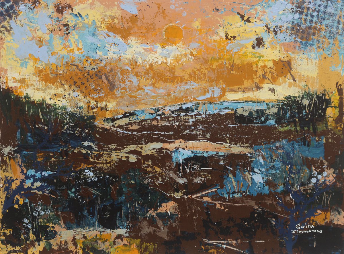 Sunrise on the Moor by Galina Zimmatore