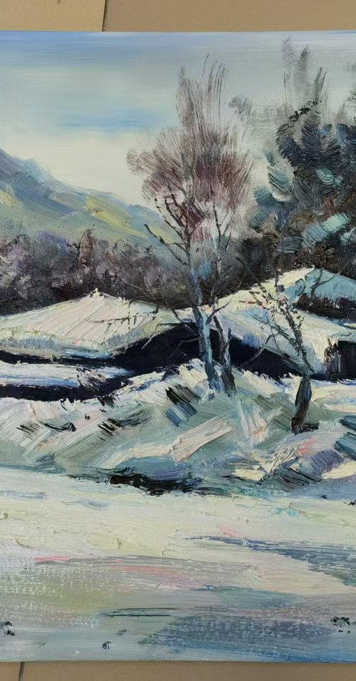 landscape oil painting by Julian Yu