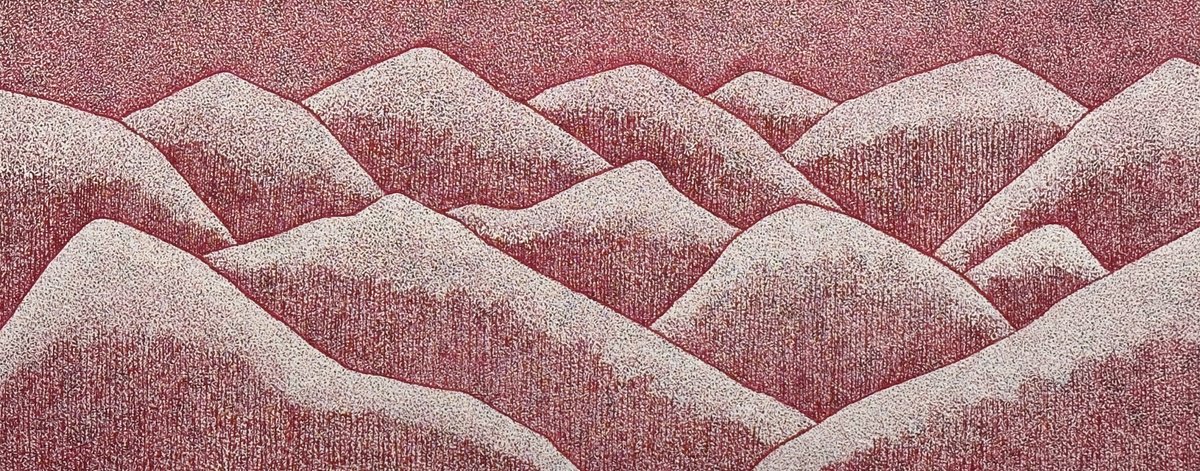 Abstract Landscape Acrylic Painting By Carol Zsolt, 60 X 24, Inspiration 7001, Original Artwork