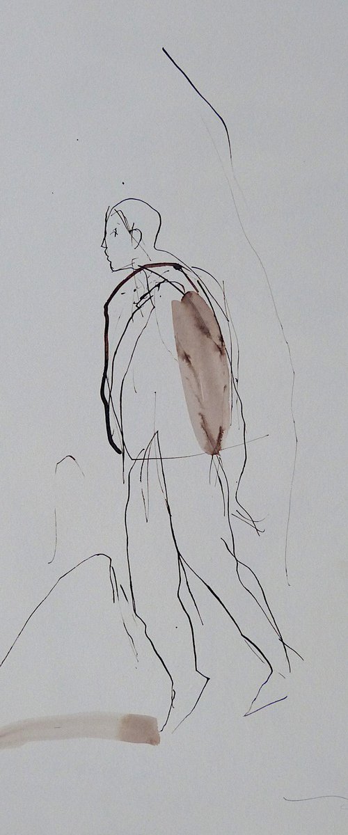 The Single Figure 23-10, 24x32 cm by Frederic Belaubre