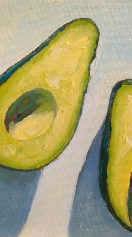 Ripe avocado by Alfia Koral