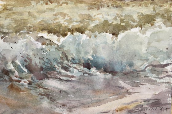 Sunset on the sea  ( 73 X 54 )