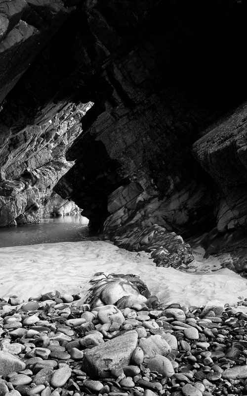 Hidden Cave  Durness Beach  - Scotland by Stephen Hodgetts Photography